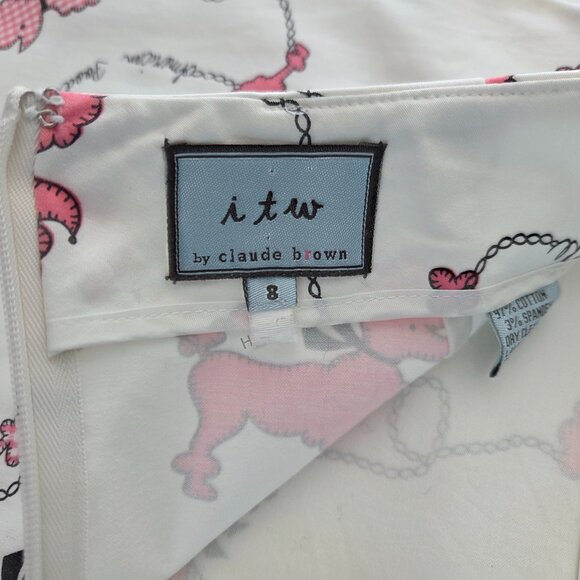 i.t.w. Claude Brown Poodle Skirt 8 - Picture 5 of 5